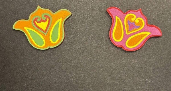 Мастер-класс «Брошь с татарской символикой тюльпана»