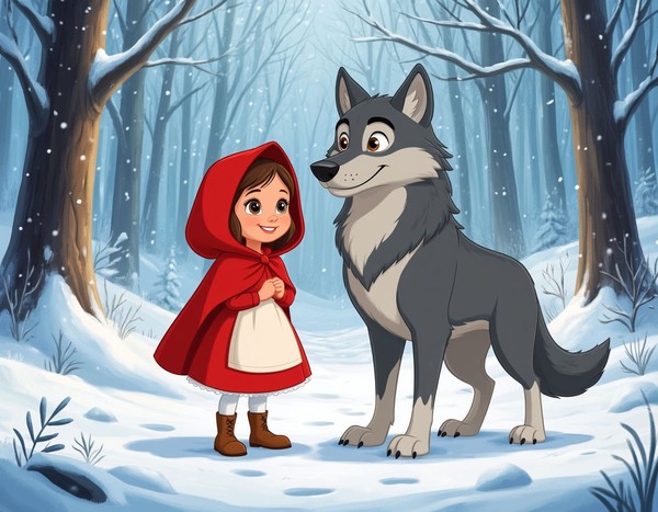 Красная шапочка: пока мамы дома нет