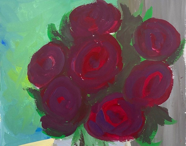 Виртуальная выставка «Букет роз»