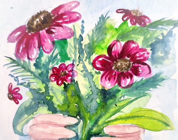 Мастер-класс по рисованию «Мамин праздник»