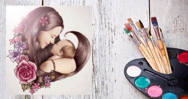 Мастер-класс по живописи ко Дню Матери