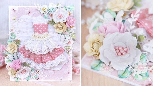 Мастер-класс по созданию открытки в технике скрапбукинг