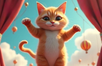 Кошка Маруся и цирк