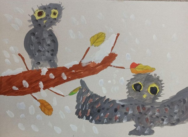 Виртуальная выставка «Первый снег»