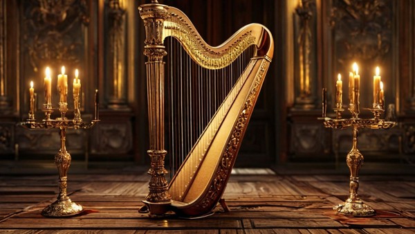 Арфаграфия. Дуэт кельтских арф. При свечах