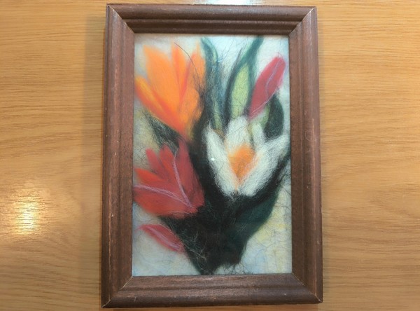 Мастер-класс по рисованию шерстью