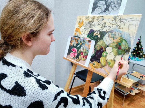«Живописный натюрморт масляными красками»