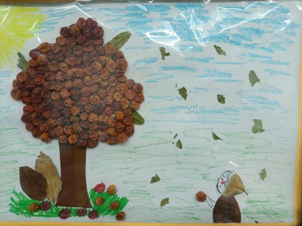 Мастер-класс по аппликации «Осенний лес»