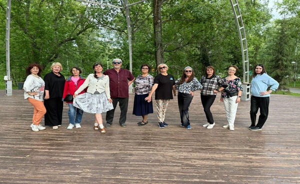 Спортивно-бальные танцы для пенсионеров в рамках проекта «Жизнелюб»