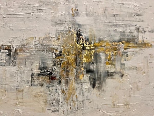 Мастер-класс «Интерьерная картина с поталью»