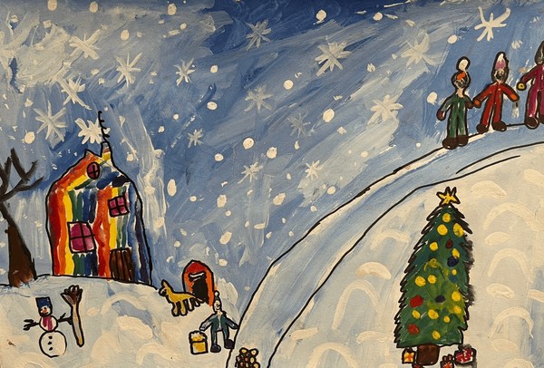 Выставка детских рисунков «Солнечные краски мира»