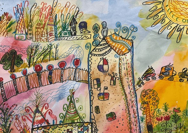 Выставка детских рисунков «Творческий полёт»