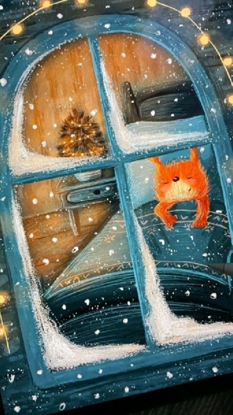 ​6.12 в 16.00 Мастер-класс "Добрые картины", акрил/масло.​