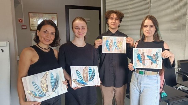 Мастер-класс «Декоративная картина на холсте»