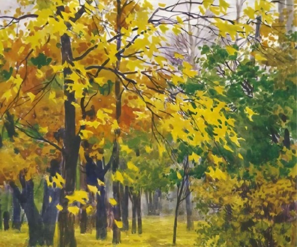 Интенсив выходного дня «Пейзаж акварелью»