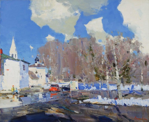 Персональная выставка художника Иветты Лохматовой «Вслед за облаками»