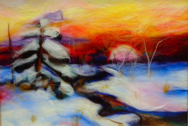 Выставка творческих работ учащихся Художественного отделения «Здравствуй, Зимушка-зима»