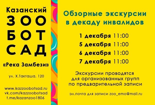 Обзорные экскурсии в декаду инвалидов