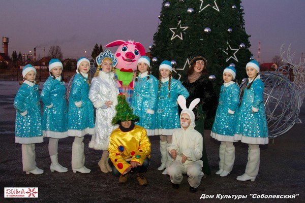 Зажжение новогодней елки «Елка зажигает огни»