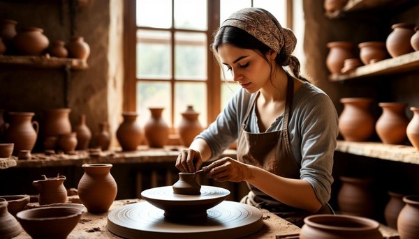 Творческая гостиная «Глиняная посуда» Подсвечник