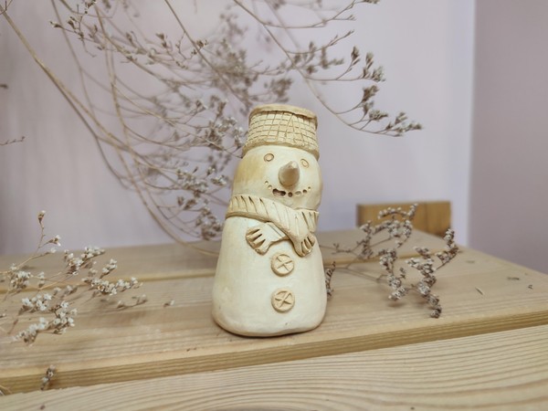 Мастер-класс по лепке из глины «Снеговик»