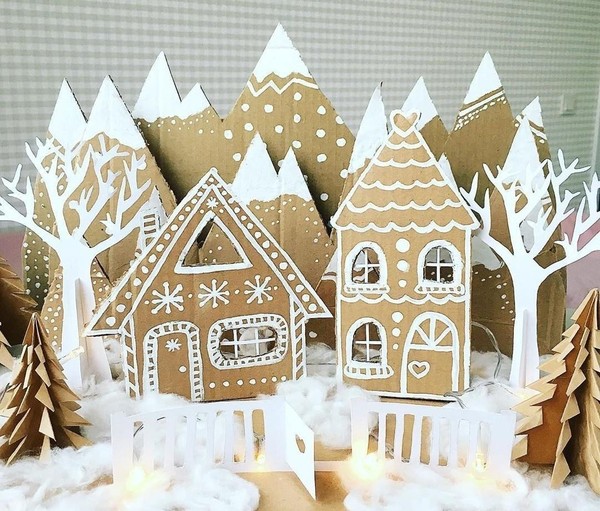 Мастер-класс «Новогодние домики»