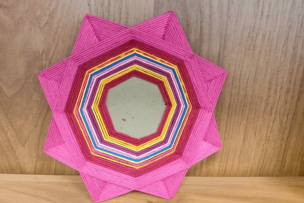 Мастер-класс «Розовая рамка для фото»