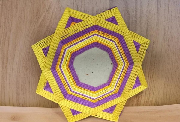 Мастер-класс «Желтая рамка для фото»