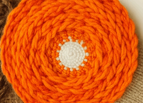 Мастер-класс «Оранжевое ткачество по кругу»