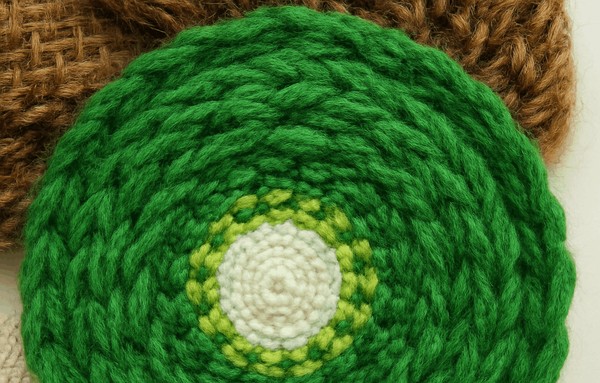 Мастер-класс «Зеленое ткачество по кругу»