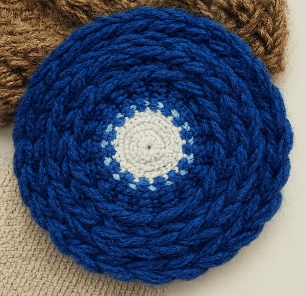 Мастер-класс «Синее ткачество по кругу»