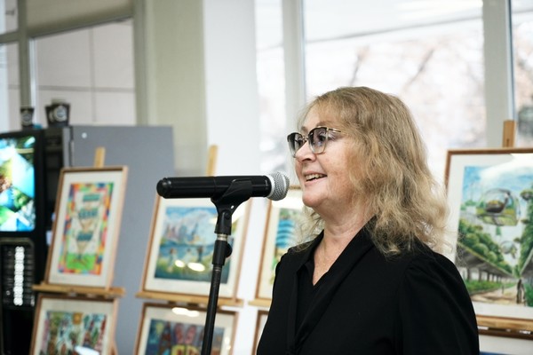 Выставка в рамках конкурса детских работ на эко-тематику «ЭкоТехноАрт: город мечты»