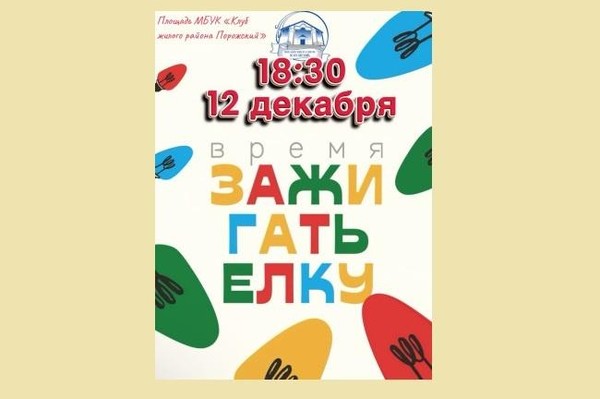 Открытие новогодней ёлки «Время зажигать ёлку»