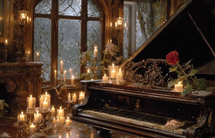 Зимняя сказка при свечах