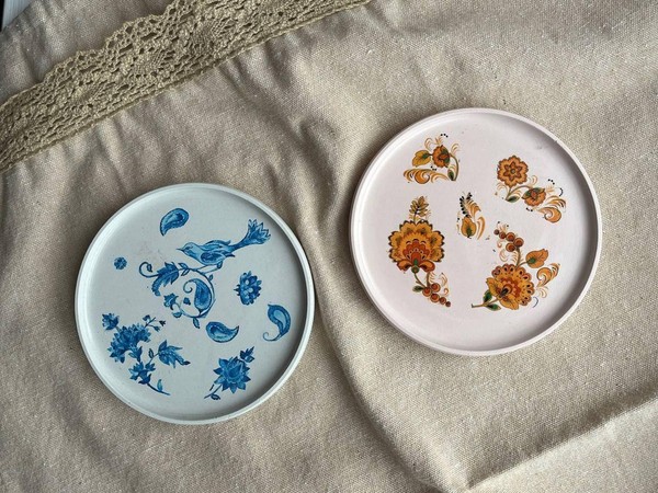 Мастер-класс «Декорирование подставки из гипса»