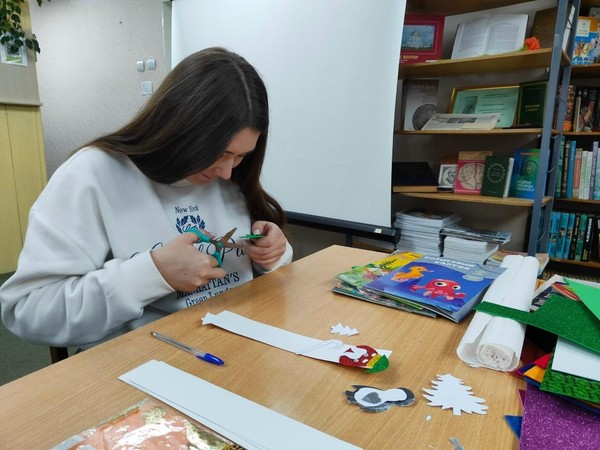 Мастер-класс «Новогодний трафарет»