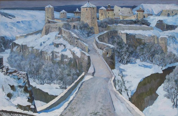 Программа «Зимний пейзаж со старой крепостью». История одной работы»