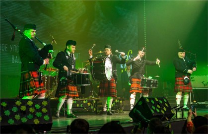 Ирландское шоу. Оркестр волынщиков City Pipes