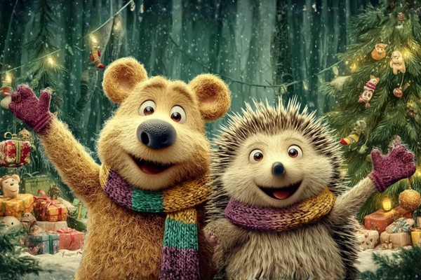 Ёлка трям! Новый год с Ёжиком и Медвежонком