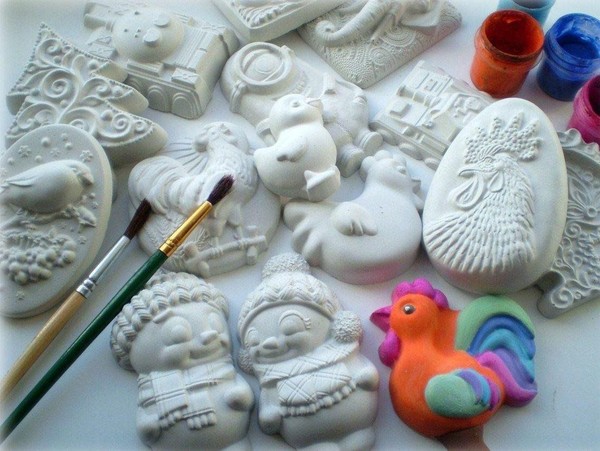 Мастер-класс «Роспись гипсовых фигурок»