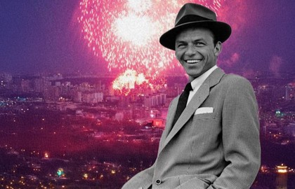 Frank Sinatra с рождественским настроением в Высотке на Котельнической. Alex Abra