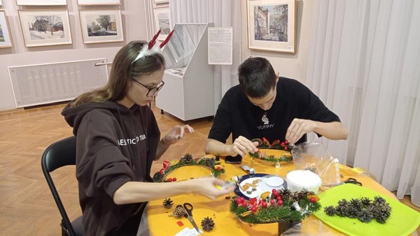 Мастер-класс «Рождественский венок»