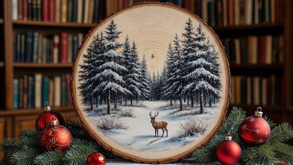 Мастер-класс Спил «Сказка зимнего вечера»