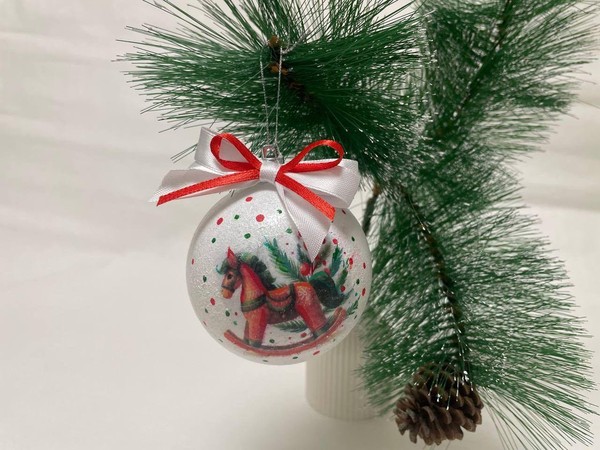 Мастер-класс «Новогодний шар в технике декупажа»