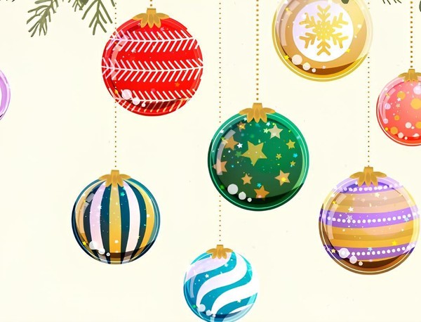 творческое занятие «Новогодние шары»