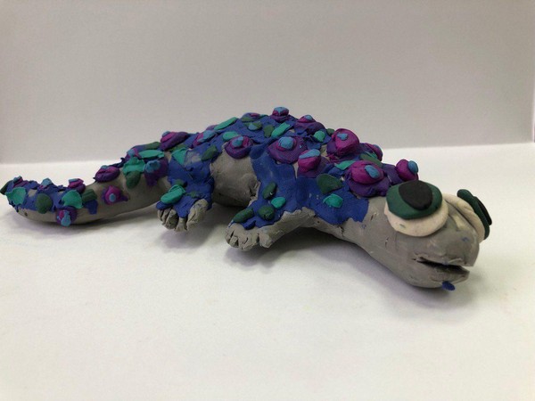 Виртуальная выставка «Скульптура. Яркие рептилии»