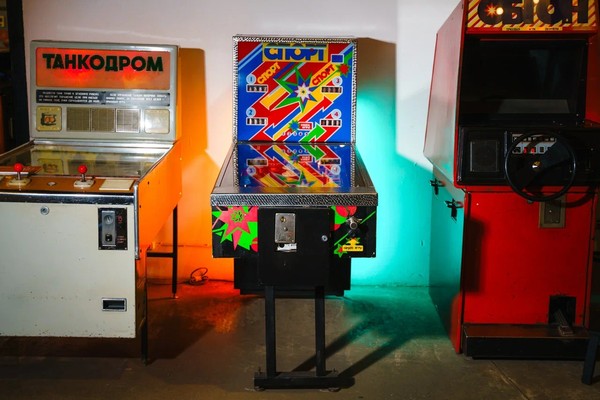 Экспозиция Музея советских игровых автоматов