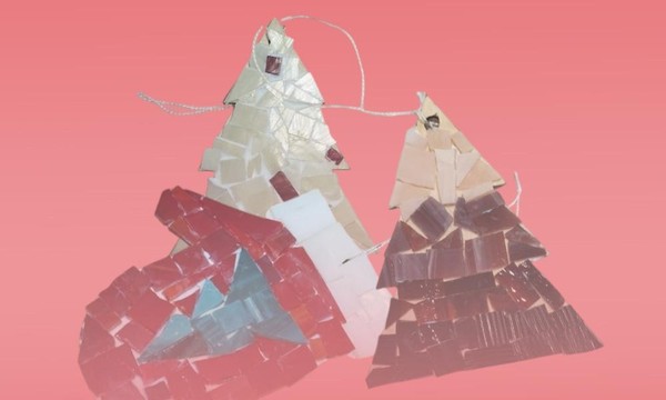 Мастер-класс по созданию елочной игрушки из стеклянной мозаики