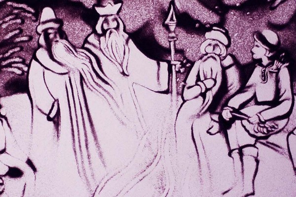 Новогодняя сказка с органом и песочной анимацией. Двенадцать месяцев