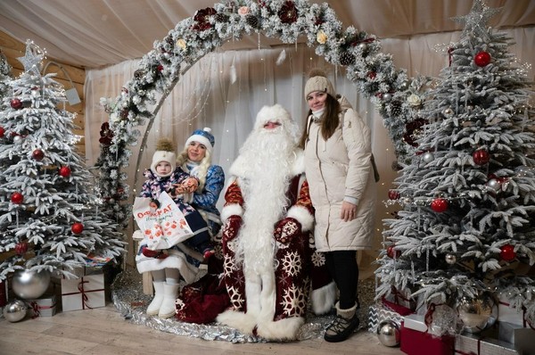 Работа резиденции Деда Мороза